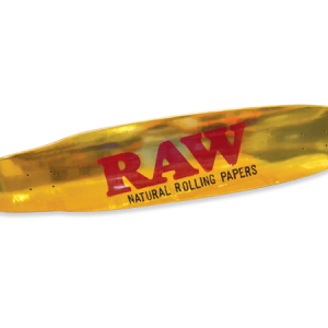 RAW GOLD FOIL RETRO DUCTAIL LONGBOARD
