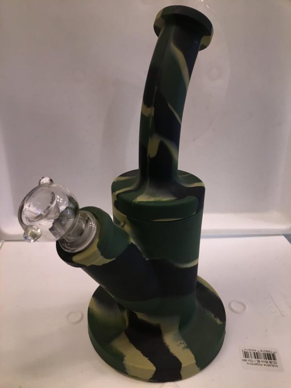 BONG SILICONA CAMUFLADO - 24CM