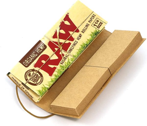 RAW / ORGANIC HEMP  1 1/4 SIZE + TIPS