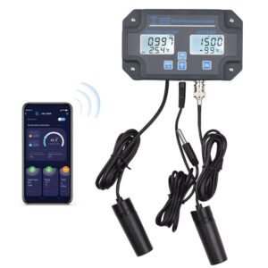 Monitor de Calidad de Agua 6 en 1 con Wi-Fi, modelo PH-W3988